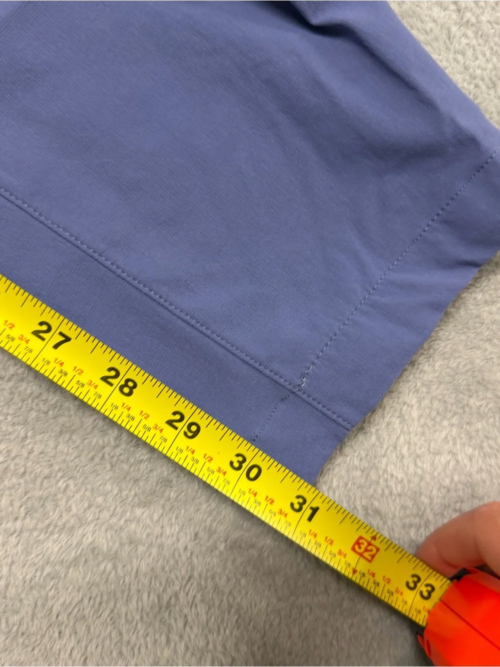 Lululemon Commission Golf Pants Water Drop Blue Performance Stretch Mens 31x31